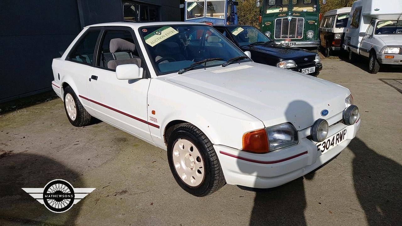 1988 FORD ESCORT XR3 INJ | MATHEWSONS CLASSIC CARS | AUCTION: 27, 28 & NOVEMBER 2024