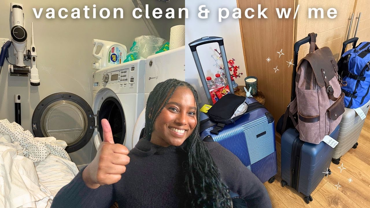 CLEAN with me BEFORE VACATION + What to PACK for IRELAND 2025