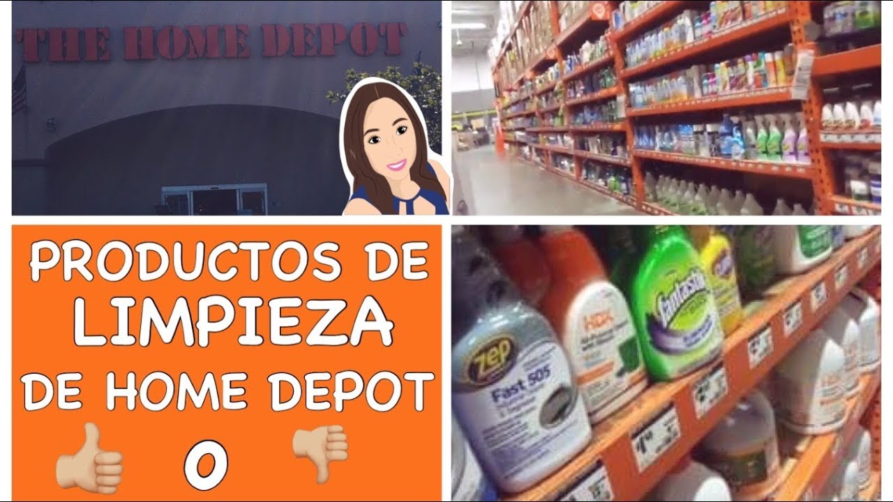 Tour por Home Depot Productos de Limpieza