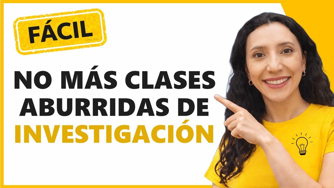 Recurso didáctico GRATIS para METODOLOGÍA DE LA INVESTIGACIÓN - Investigar es fácil 😎