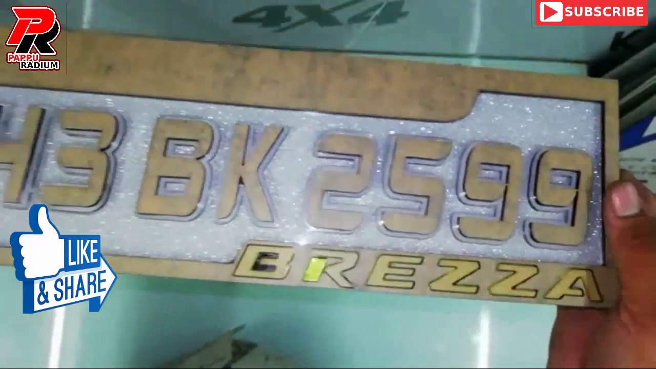 LED LIGHT NUMBER PLATE PART 1
