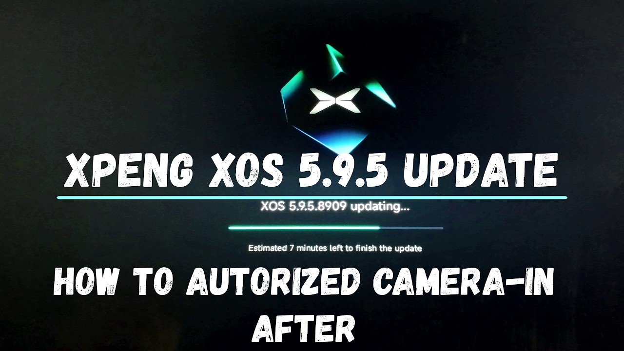 XPENG XOS 5.9.5 Update. How to Autorized camera-in after. Вхід в акаунт після оновлення.