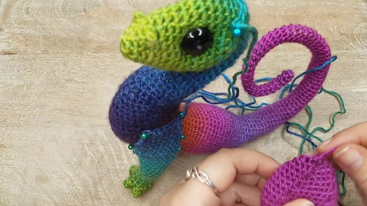 Crafty Intentions Dragon Pattern: How to Position and Pin on Legs
