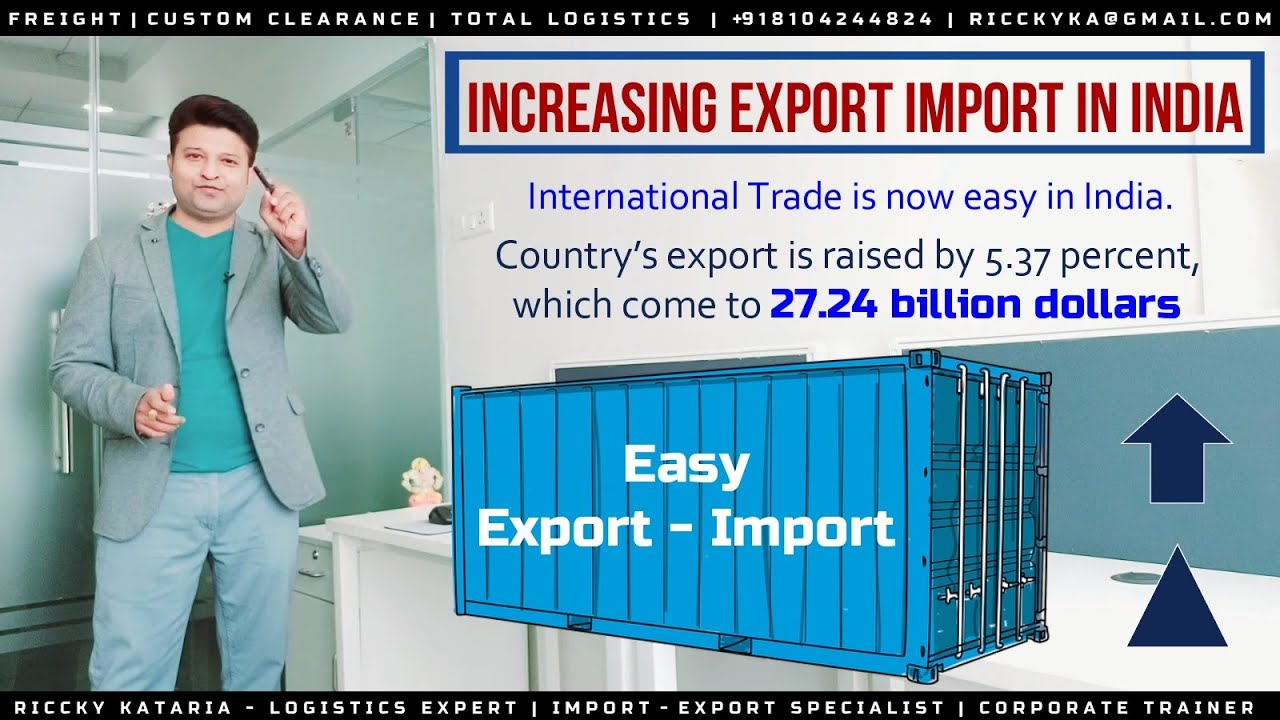 Indian Export Growth | Easy Freight & Customs Solutions In India | Best Indian Overseas Agent