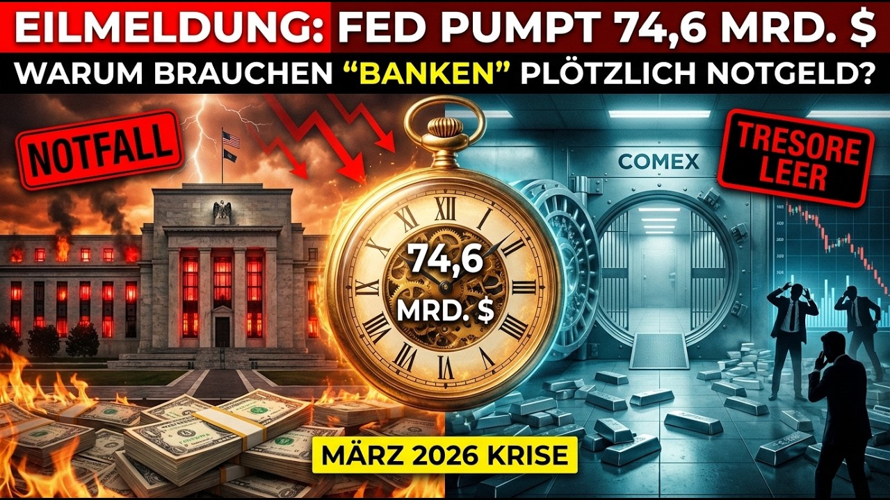 EILMELDUNG: Fed pumpt 74,6 Mrd. $ – Warum brauchen Banken plötzlich Notgeld?