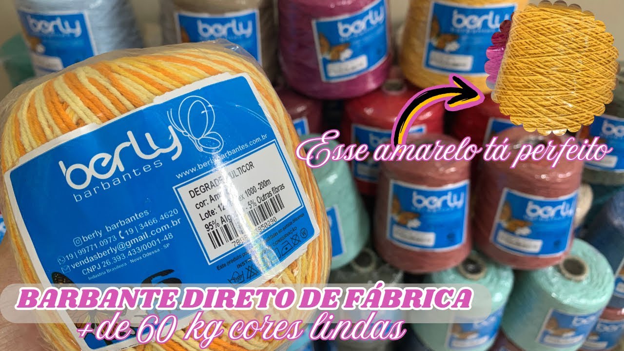 🎯Onde Comprar Barbante Direto De Fábrica Com Ótima Qualidade E Preço Baixo? #vlog #croche #compras