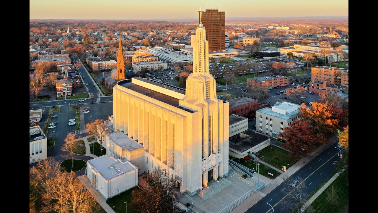 Discover the Majestic Cathedral of Saint Joseph: An Aerial Inside Look