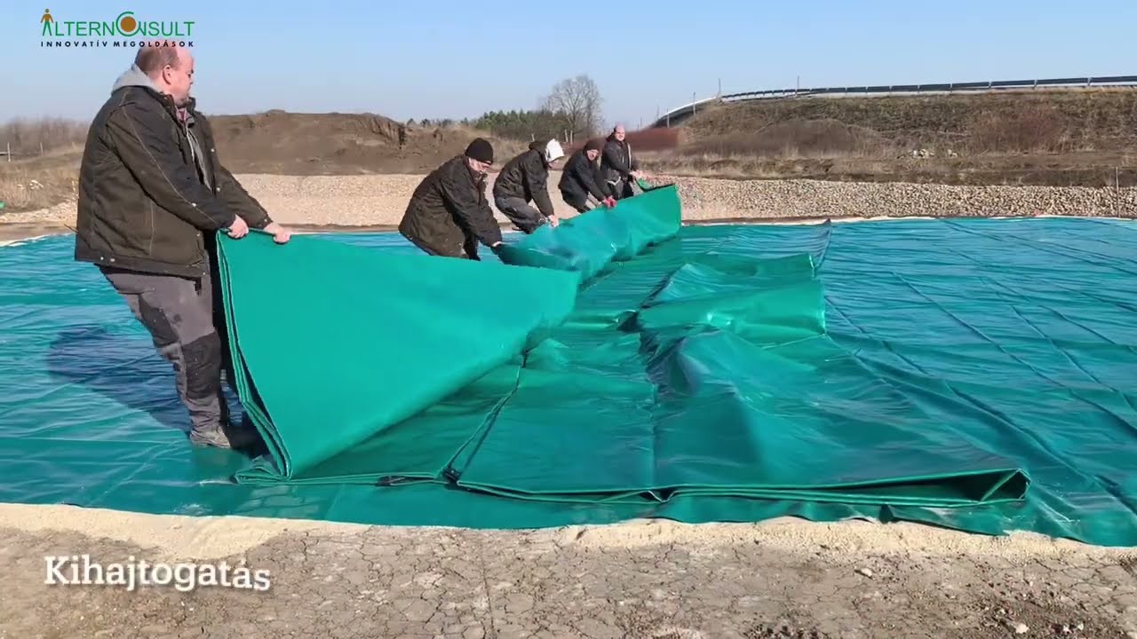 Alternconsult Kft. - 300m3 zárt tűzivíztároló tartály telepítése Lipóti Pékség, Hatvan