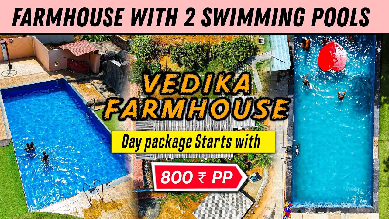 Vedika Farmhouse ( Badlapur ) |  Farmhouse with 2 Swimming pools