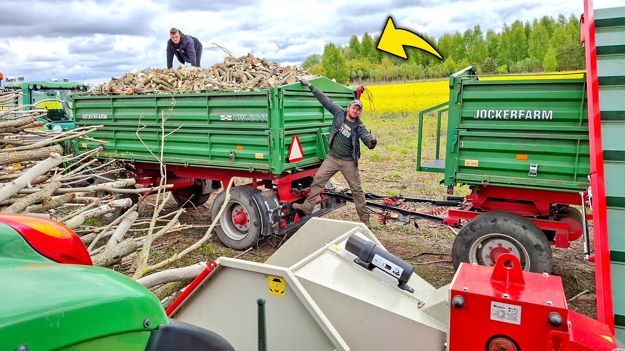 PONAD 40 PRZYCZEP DREWNA Z 1,7 HEKTARA