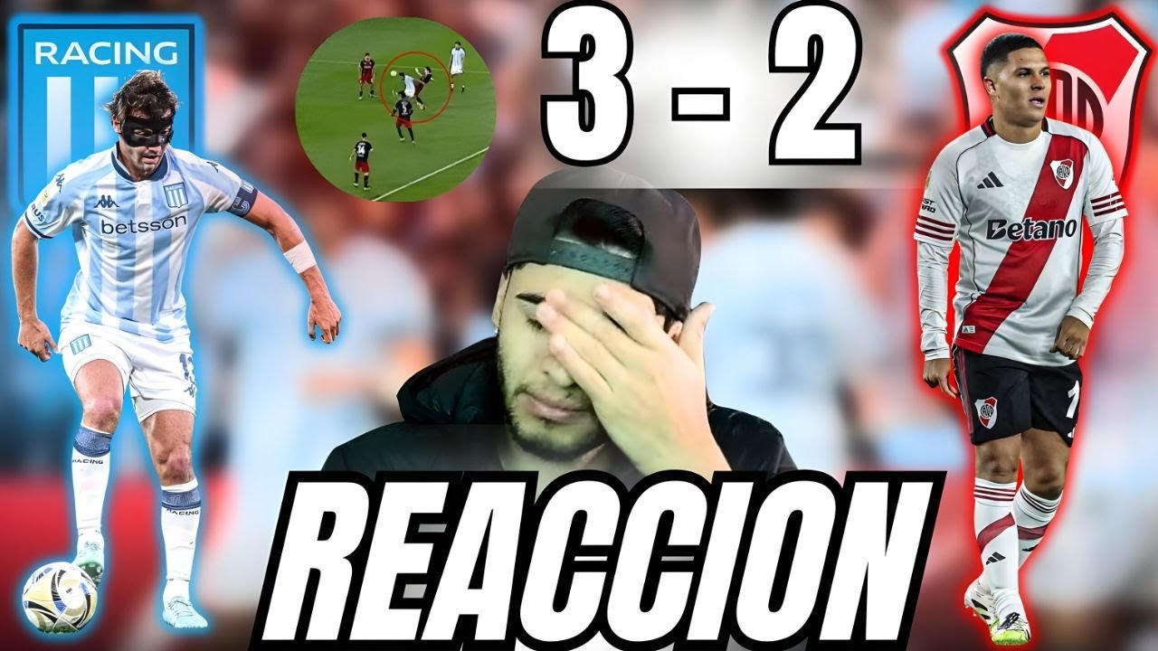 REACCION de un  HINCHA de RIVER a la  DERROTA 3 A 2 VS RACING OCTAVOS DE FINAL CLAUSURA 2025