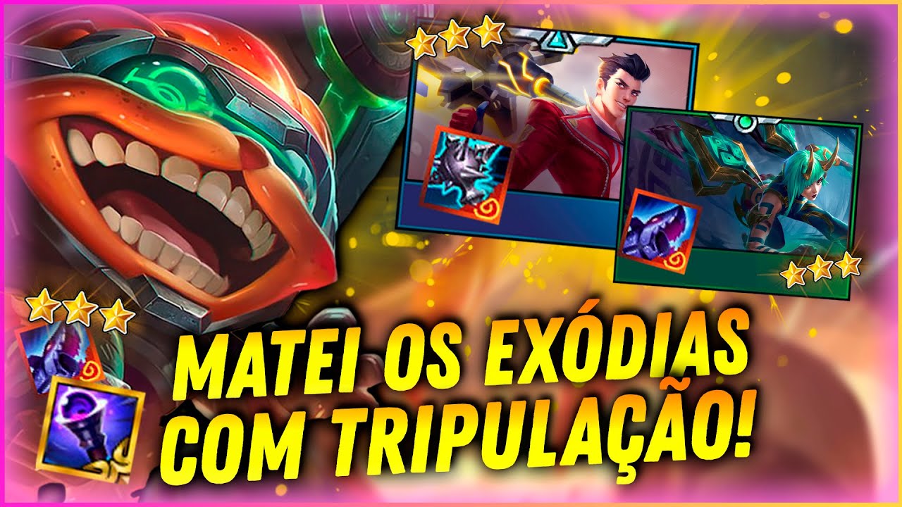 FIQUEI TÃO FORTE DE TRIPULAÇÃO QUE GANHEI DO LOBBY COM ARTEFATOS ROUBADOS! | Teamfight Tactics