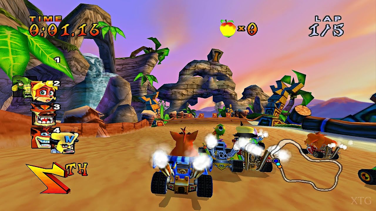 Crash Nitro Kart - All Cars List PS2 Gameplay HD (PCSX2 v1.7.0)