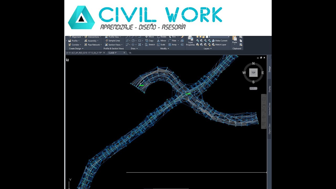 CIVIL WORK - CREACION DE SUPERFICIE A PARTIR DE PUNTOS txt