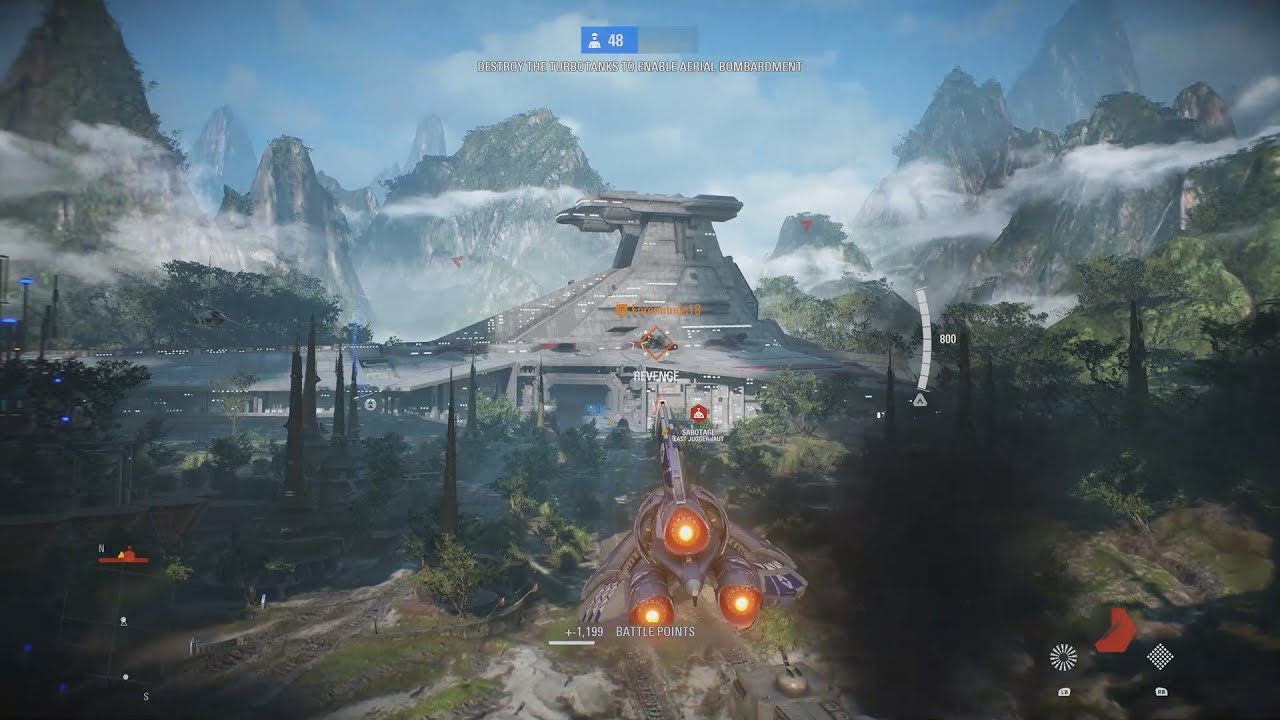 Star Wars Battlefront 2 Galactic Assault Gameplay (No Commentary)