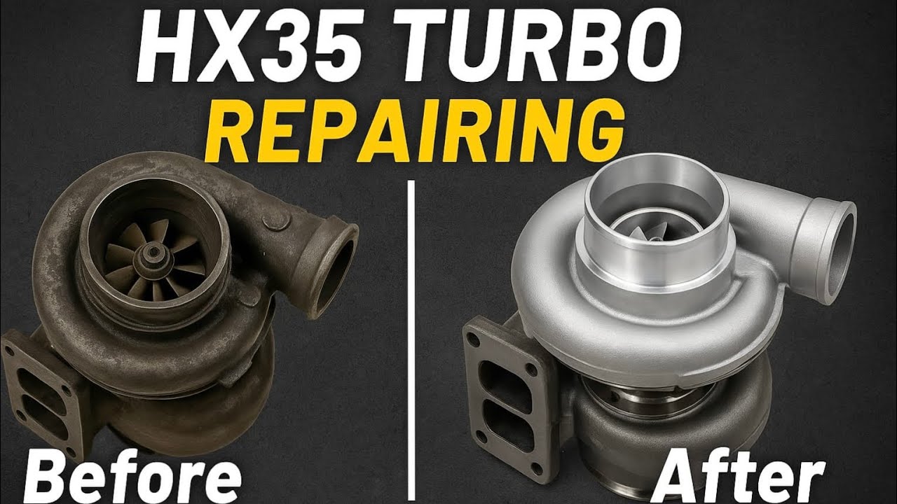 HX35W turbo charger repair 😨