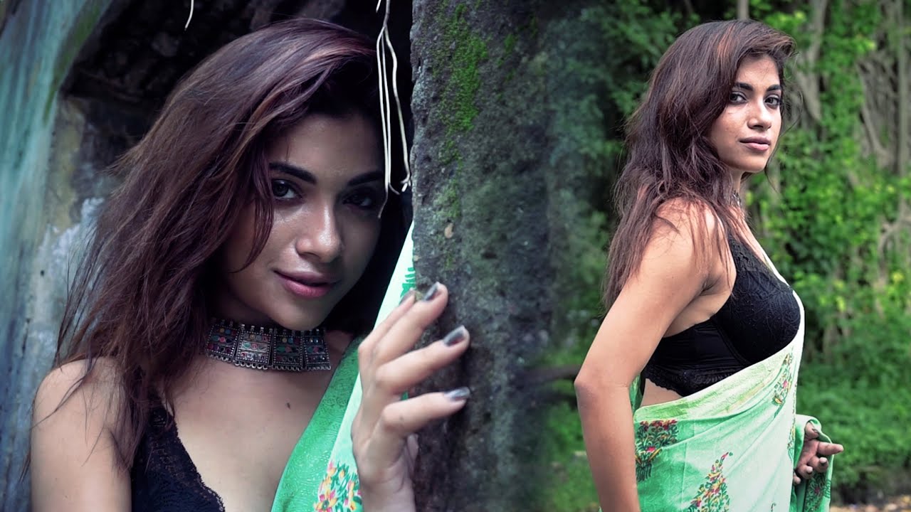 Priyanka Green Saree | Saree Lover | Saree Fashion | Saree Shoot | Expression Video | Picoba