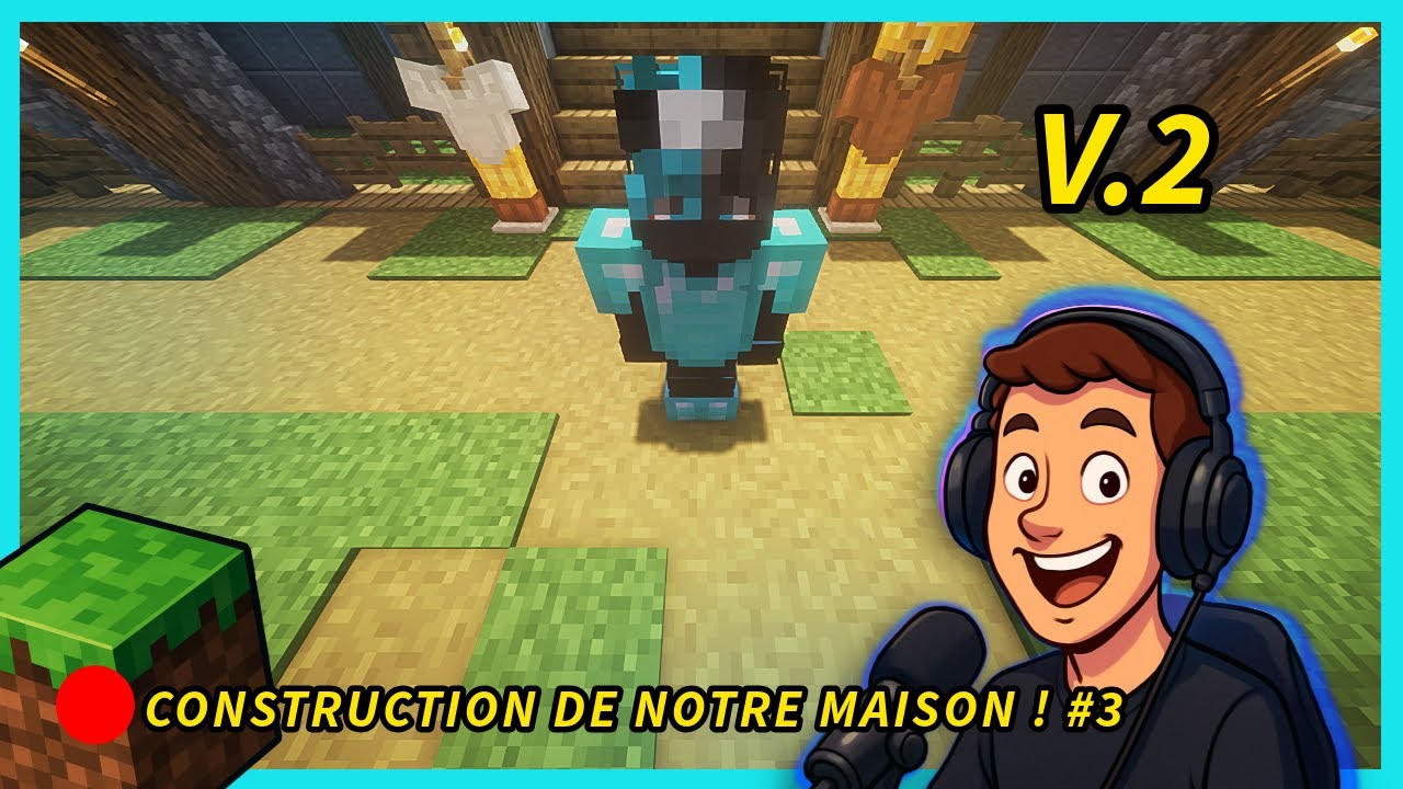 🔴 LIVE FR | Construction de la Maison – Survie Mr Moustache V.2 | #3