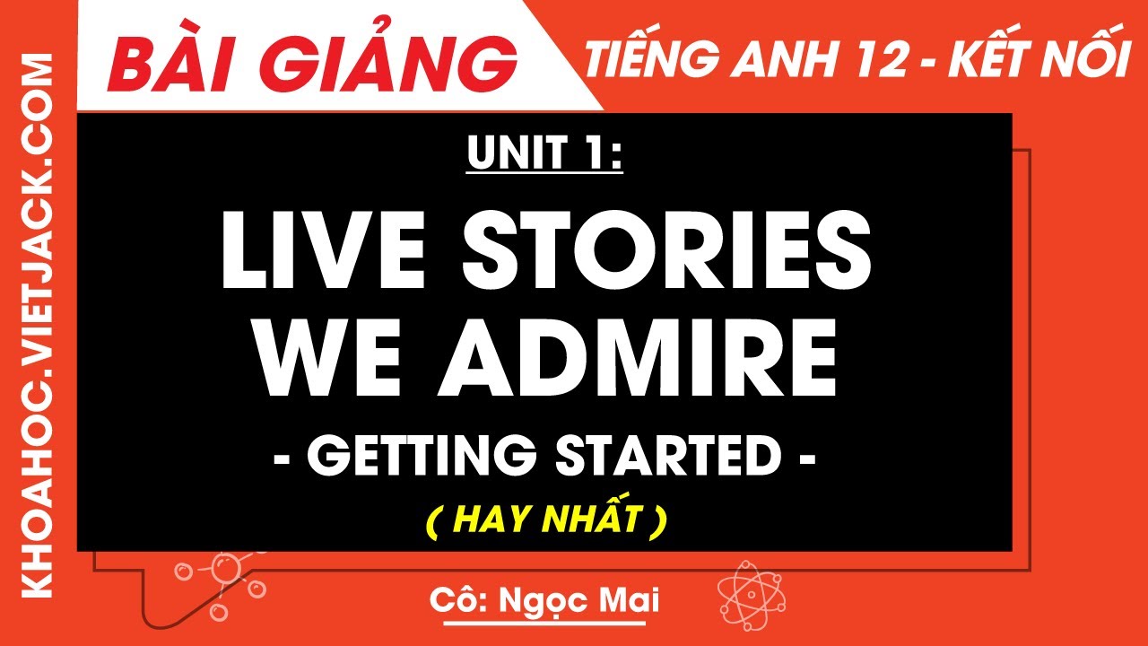 Tiếng Anh lớp 12 Unit 1: Life stories we admire - Getting started - trang 8, 9 | Global success