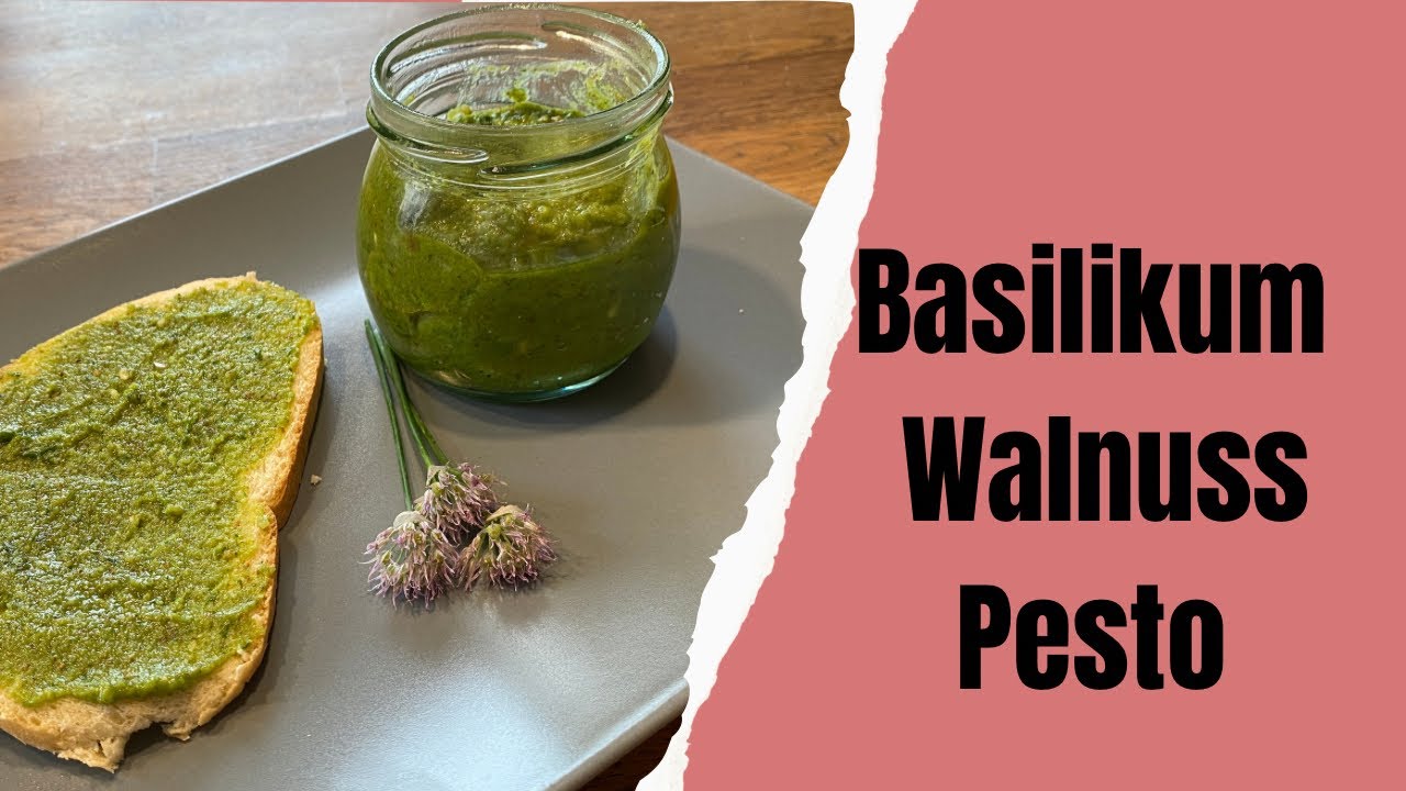 Basilikum Walnuss Pesto
