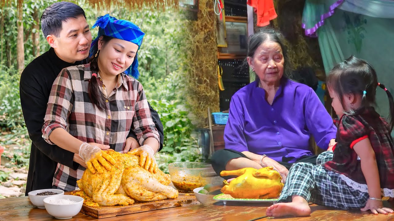 A Thoughtful Visit: Wife Brings Home-Cooked Chicken to Mother-in-Law When Husband's Away