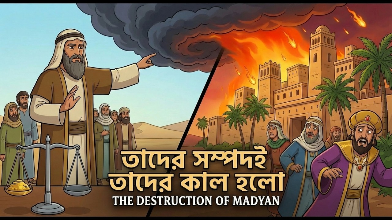 যে পাপে ধ্বংস হলো শক্তিশালী মদিয়ান জাতি! হযরত শোয়েব (আ.)-এর সেই শিহরণ জাগানো সত্য কাহিনী