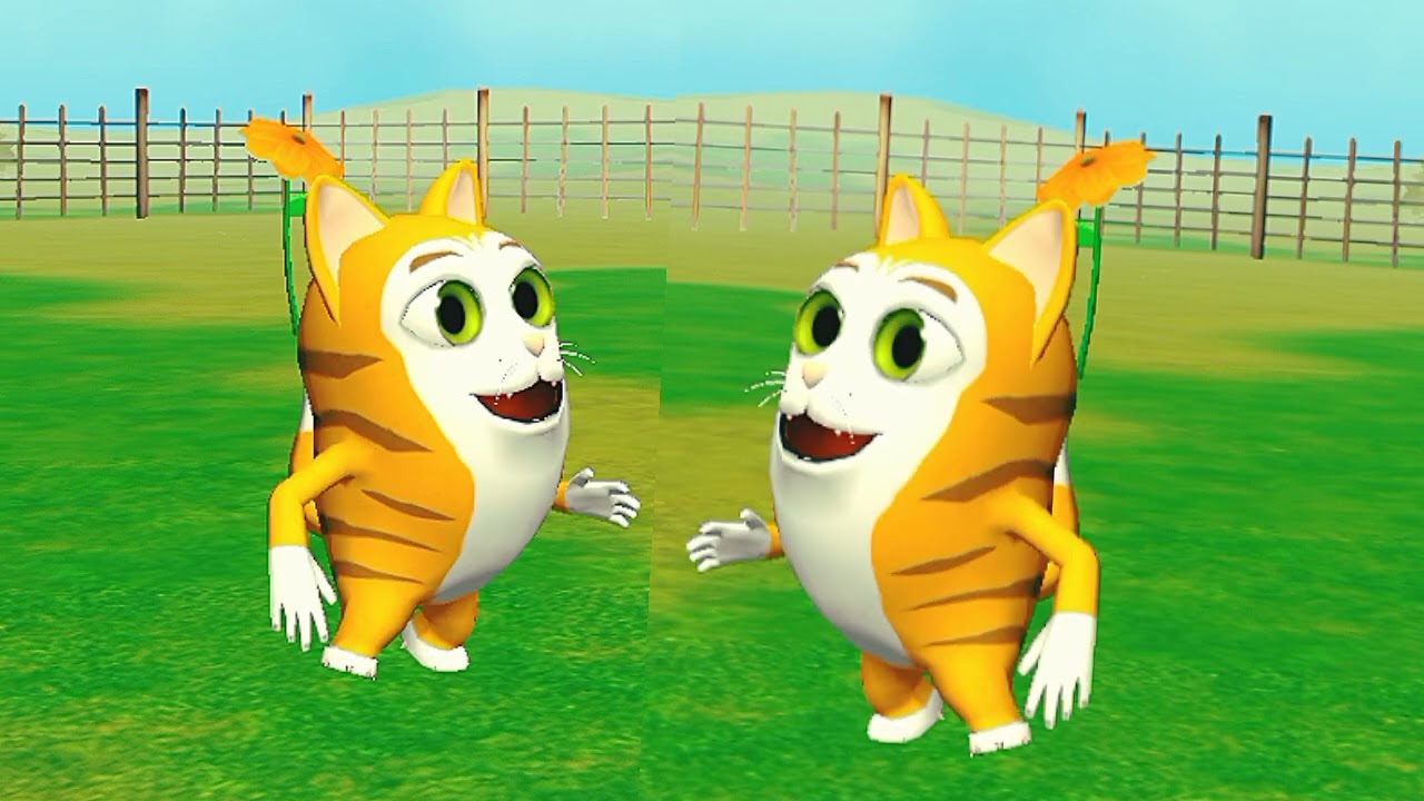 Cat Kitten Meo||El Pollito Pio 3d-Canciones de la granja de zenon||Subscribe Yarioj 7M||Adon Nijom 9