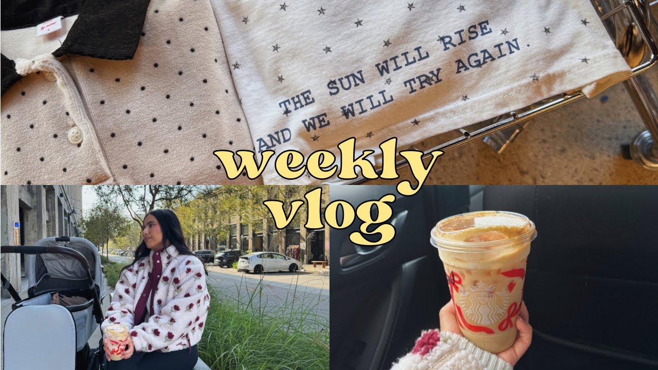 Vlogmas | Weekend activities, Starbucks order, Family day. 