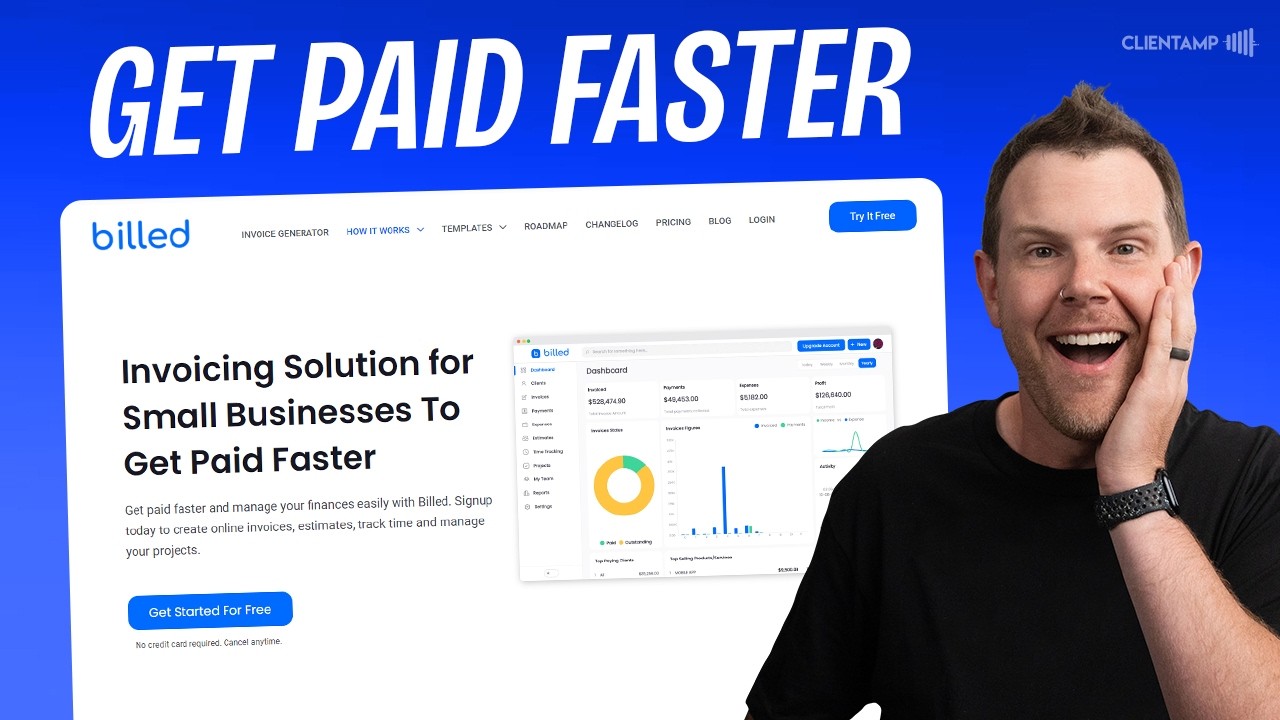 Billed: All-in-One Invoicing, Time Tracking & Expenses ($49 Lifetime Deal)
