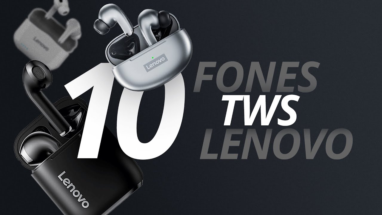 Testamos 10 fones da Lenovo! Melhores que os AirDots da Xiaomi? (Hands-on)