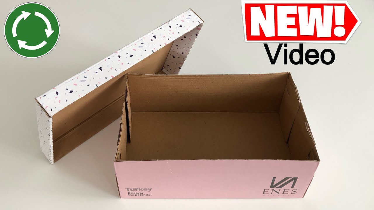 Karton Kutu ile Harika Jüt Sepet Yapımı! Bakın Nasıl Yaptım! ASMR