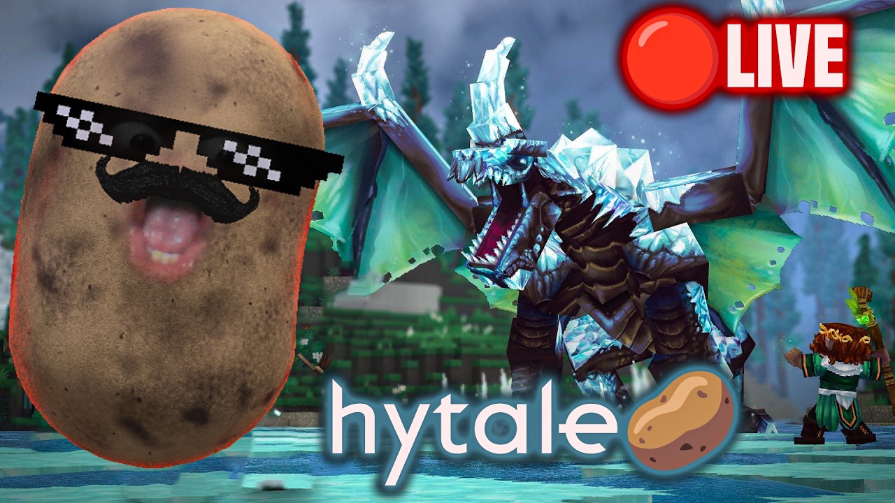 Building a base in Hyfable - Hytale
