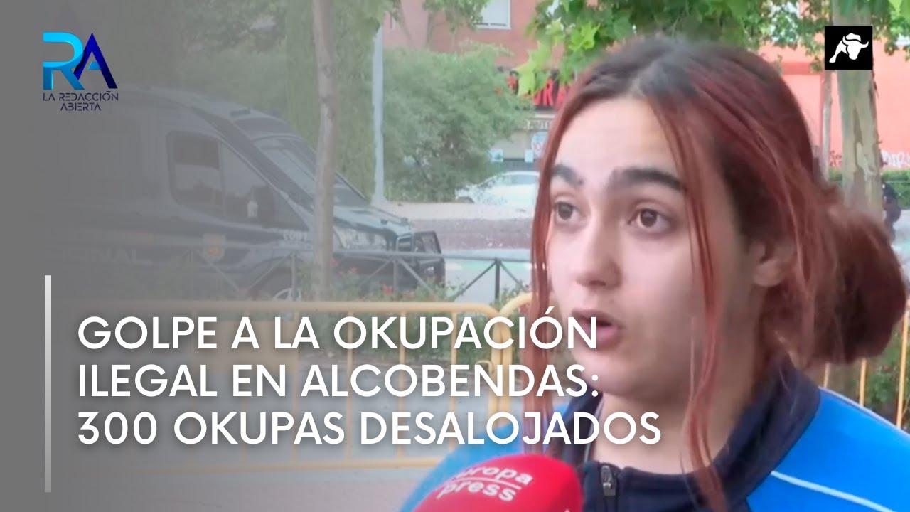 Golpe a la okupación ilegal en Alcobendas: 300 okupas desalojados de un bloque de viviendas