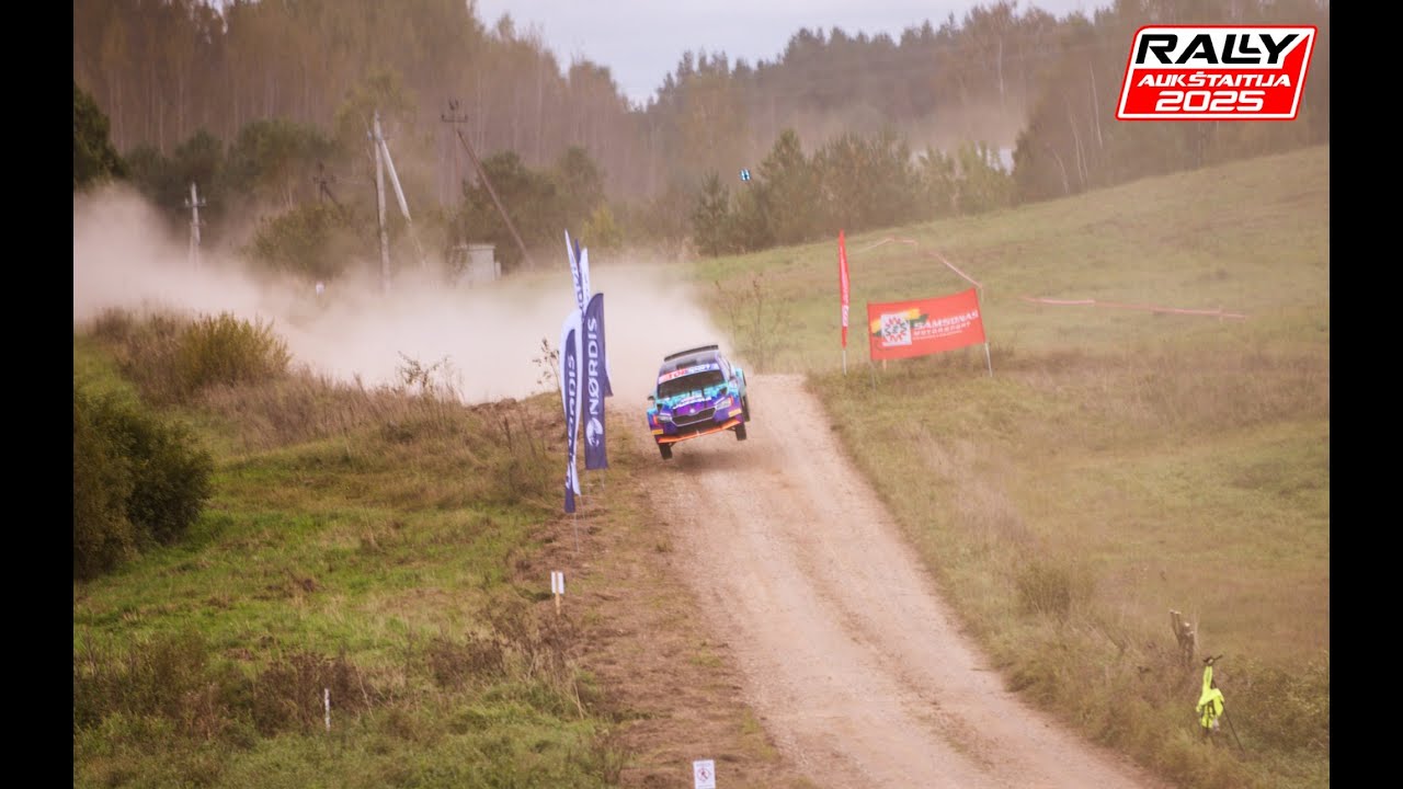 Rally Aukstaitija 2025 SS9 Skoda Fabia EVO