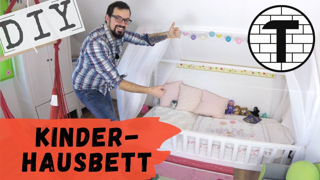 🏠 Hausbett 🛌🏿 für Kinder einfach selber bauen | gabelschereblog.de