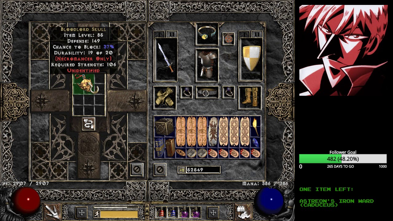 Diablo 2 - Darkforce Spawn Drop - Holy Grail (Single Player / Plugy)
