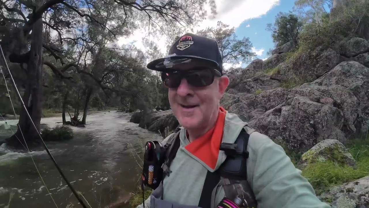 Река Кокс выше моста МакКейнс — 7 апреля 2024 г. — Часть 1