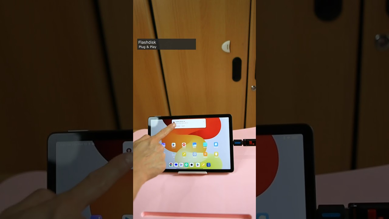 Mencoba USB OTG Pada Tablet Redmi Pad SE 