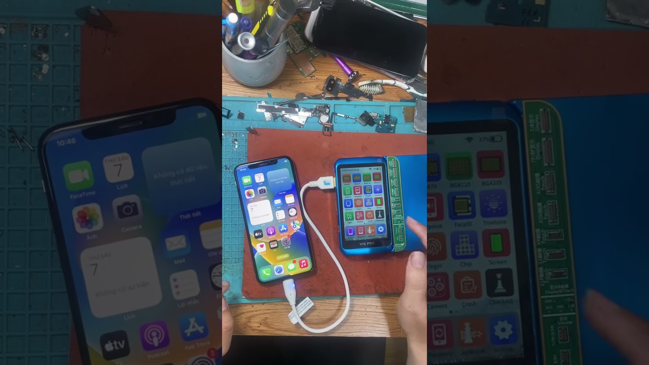 Fix true tone cho iphone bằng box jc v1s pro