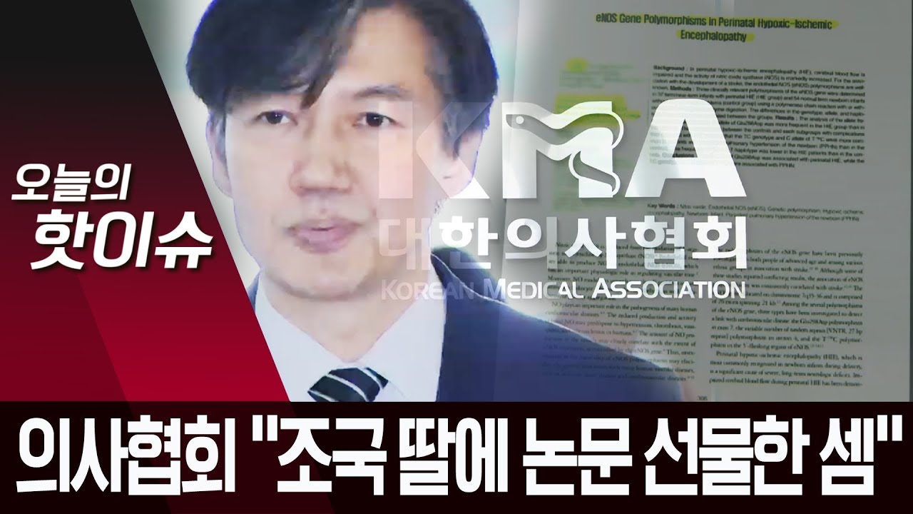 의사협회 “단국대 의대 교수, 조국 딸에게 논문 선물한 셈” | 뉴스A