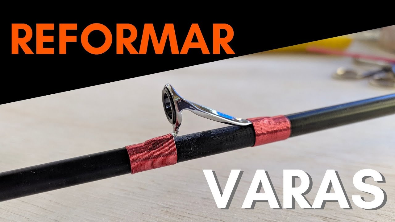 Reforma de varas de pesca - Como trocar os passadores do inicio ao fim