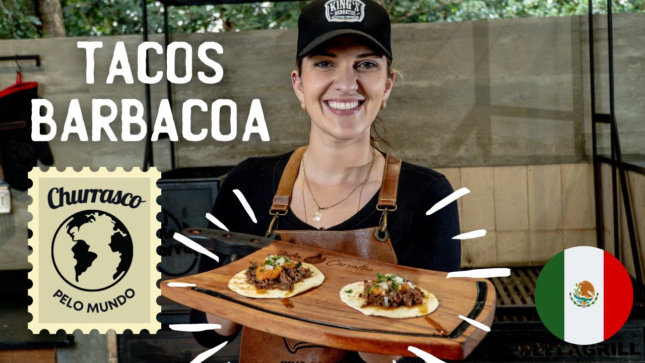 TACOS DE CARNE DEFUMADA - BARBACOA - Churrasco pelo mundo - Churrasco mexicano