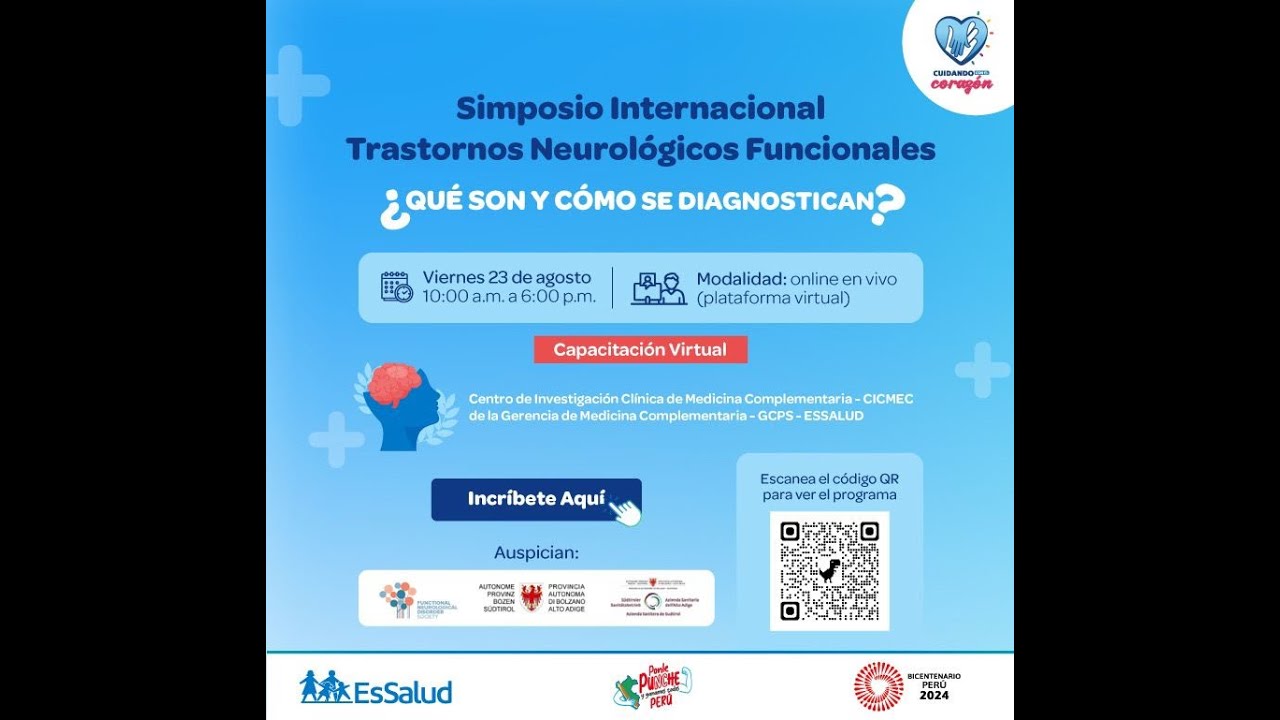 Simposio Internacional Trastornos Naurológicos Funcionales ¿Qué son y cómo se diagnostican?