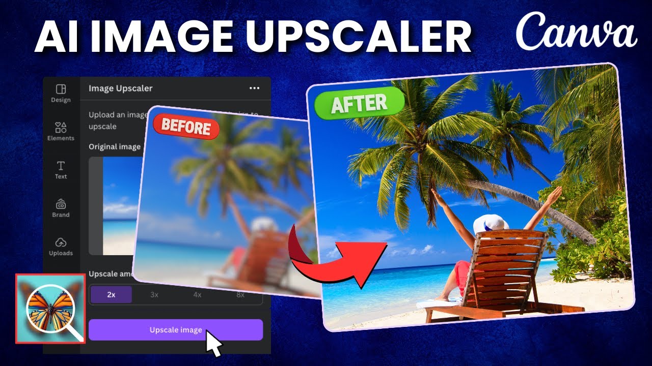 Canva Image Upscaler | Fix Blurry Photos with AI