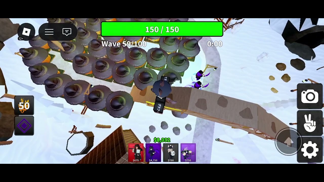 Arena Tower Defense - Ghost Pepper | (4 TOWERS) Solo Guardianless