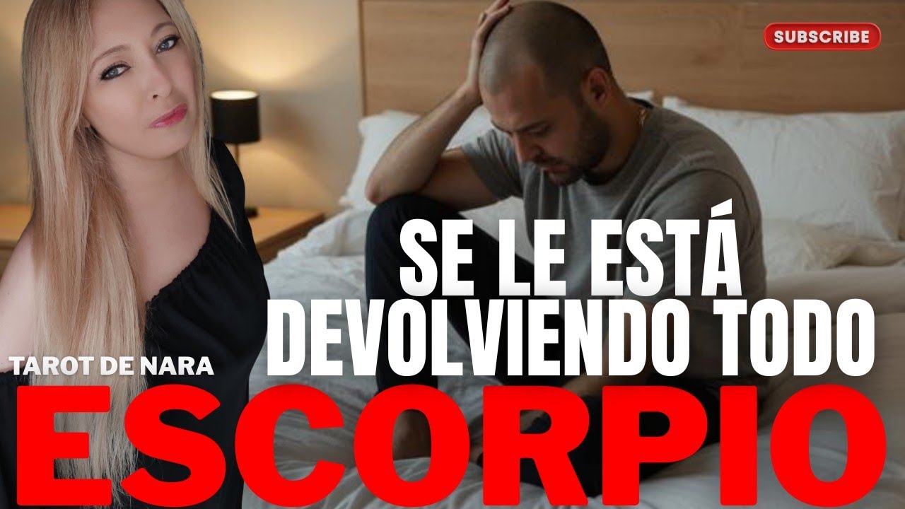 ESCORPIO♏¡TODO LO QUE HIZO POR DINERO!ESTA POR ARRASTRARSE HACIA TI!SE LE ESTA DEVOLVIENDO TODO!