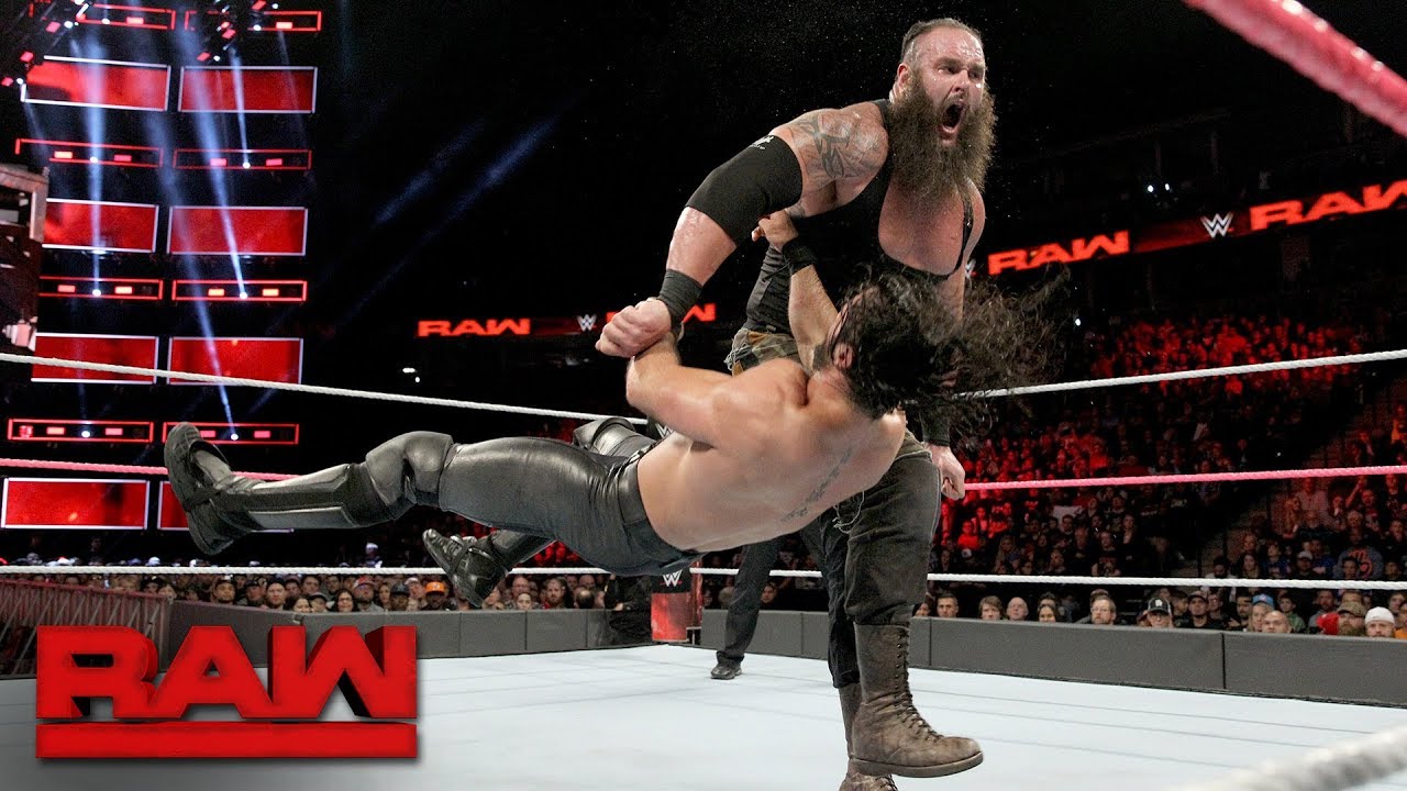 Сет Роллинс против Брона Строумана: Raw, 2 октября 2017 г.