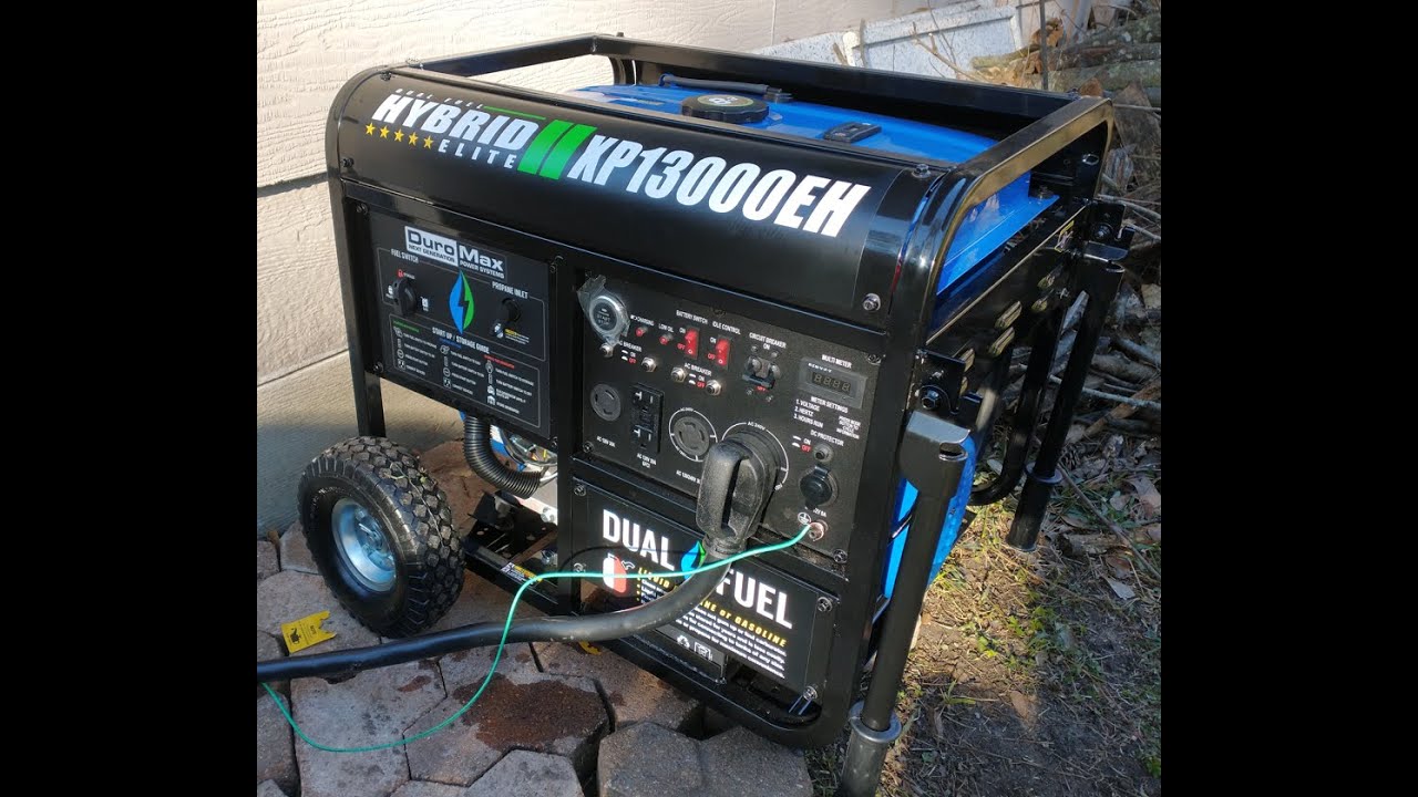 How to drain gas from the  DuroMax XP13000EH Generator