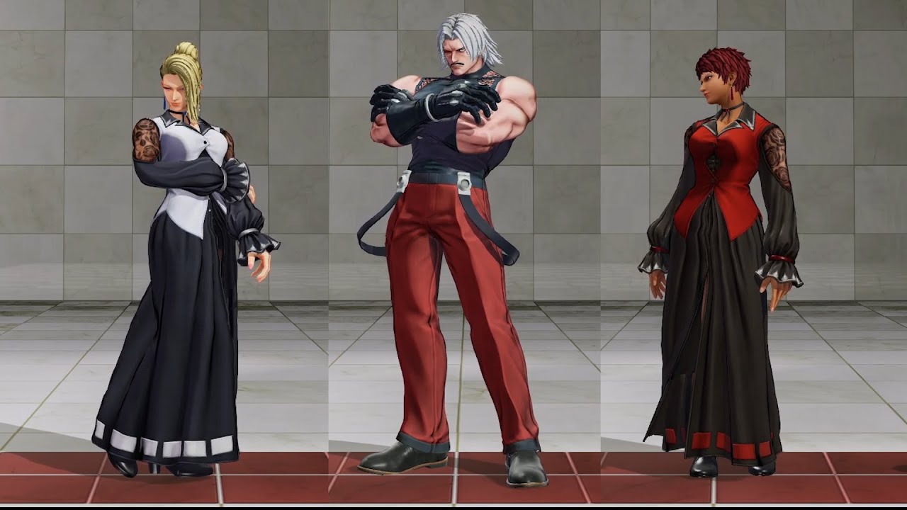 KOF XV : All Characters Win poses