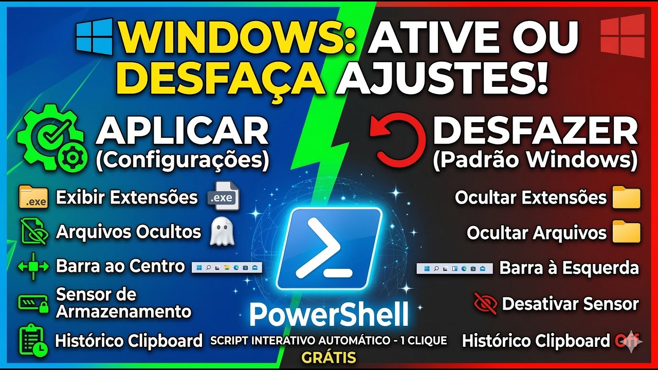 O Melhor Script para Configurar o Windows Pós-Formatação ⚙️